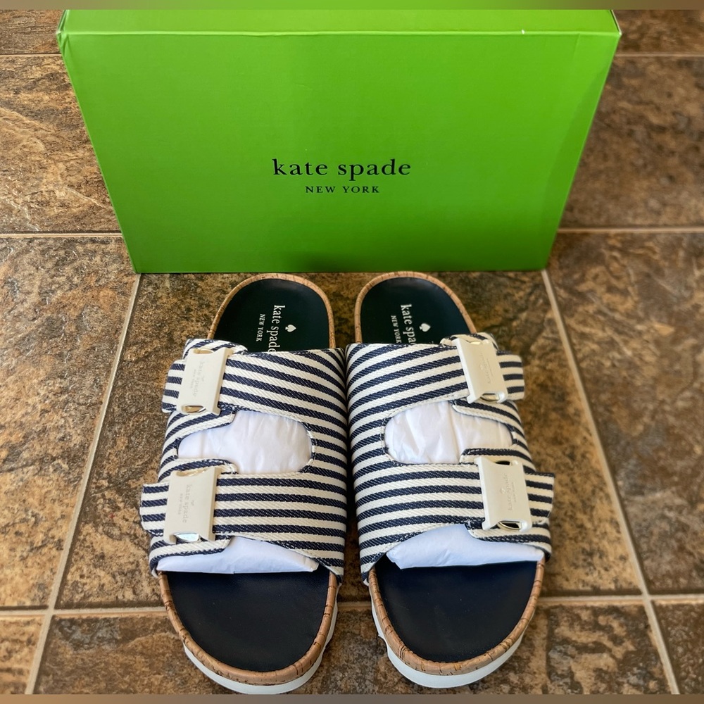 NEW!!! Kate Spade Becca Sandals- Blazer Blue, Women’s Size 8.5B